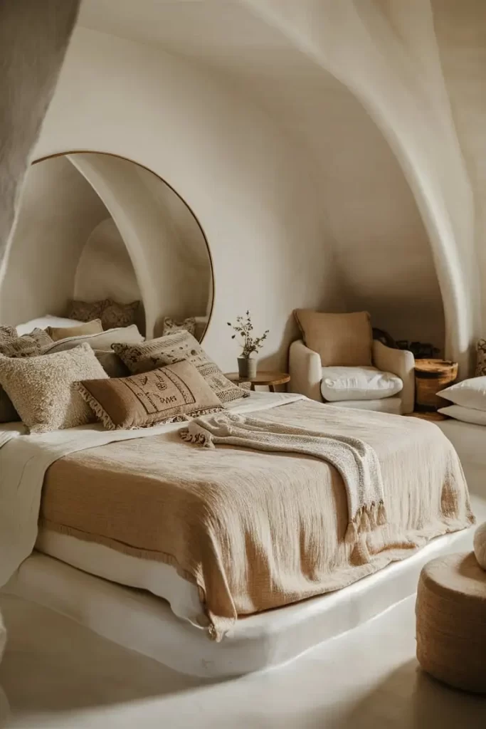 Serene Boho Bedroom 32