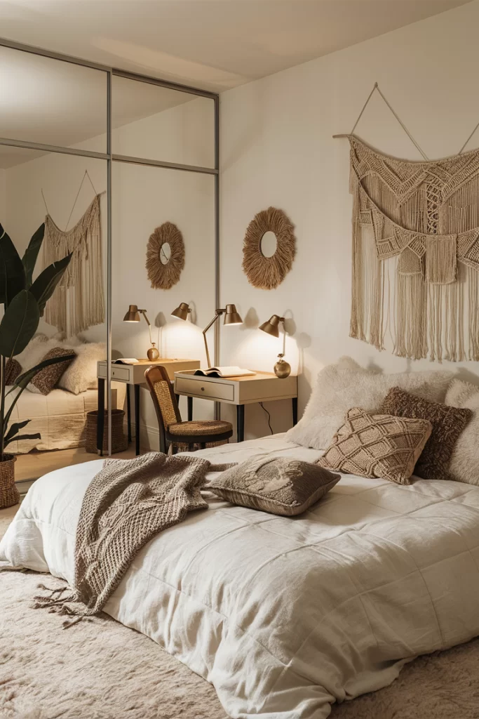 Serene Boho Bedroom 33