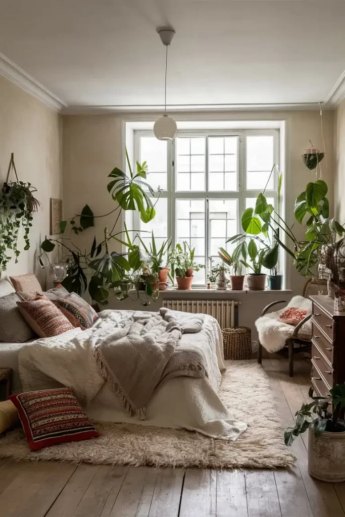 Serene Boho Bedroom 36