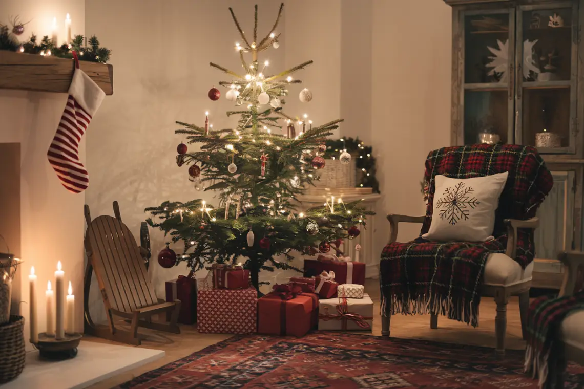 23 Magical Christmas Living Rooms to Make Your Home Festive