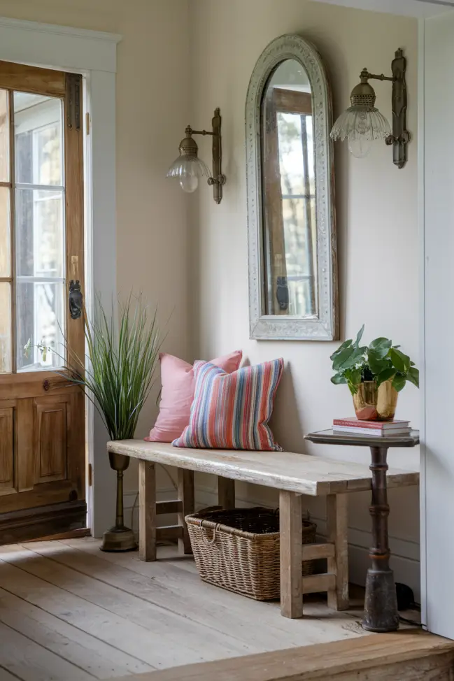 A spacious house entryway