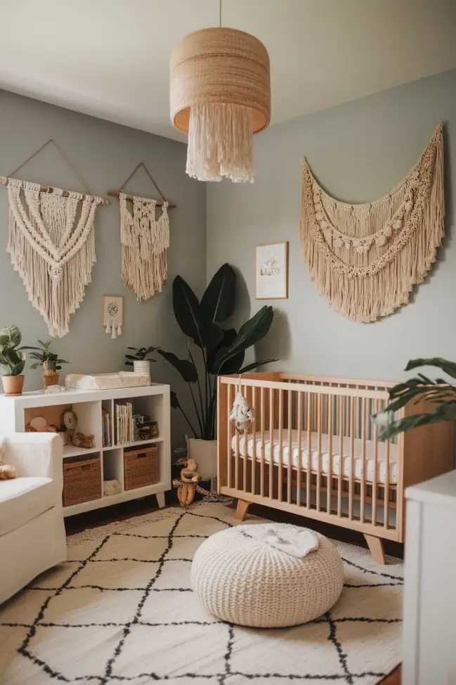 Boho Chic Nursery Room