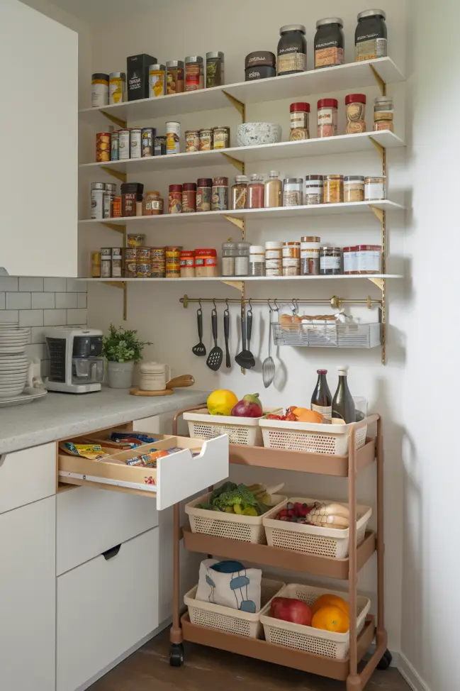 Efficient Kitchen Pantry Setup