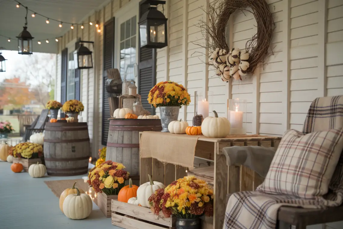 Farmhouse-Inspired Fall Decor for a Rustic Autumn Look