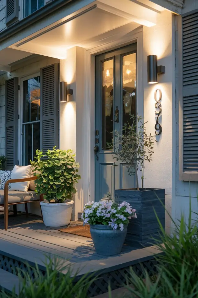 Modern Porch Lighting-exterior home upgrades