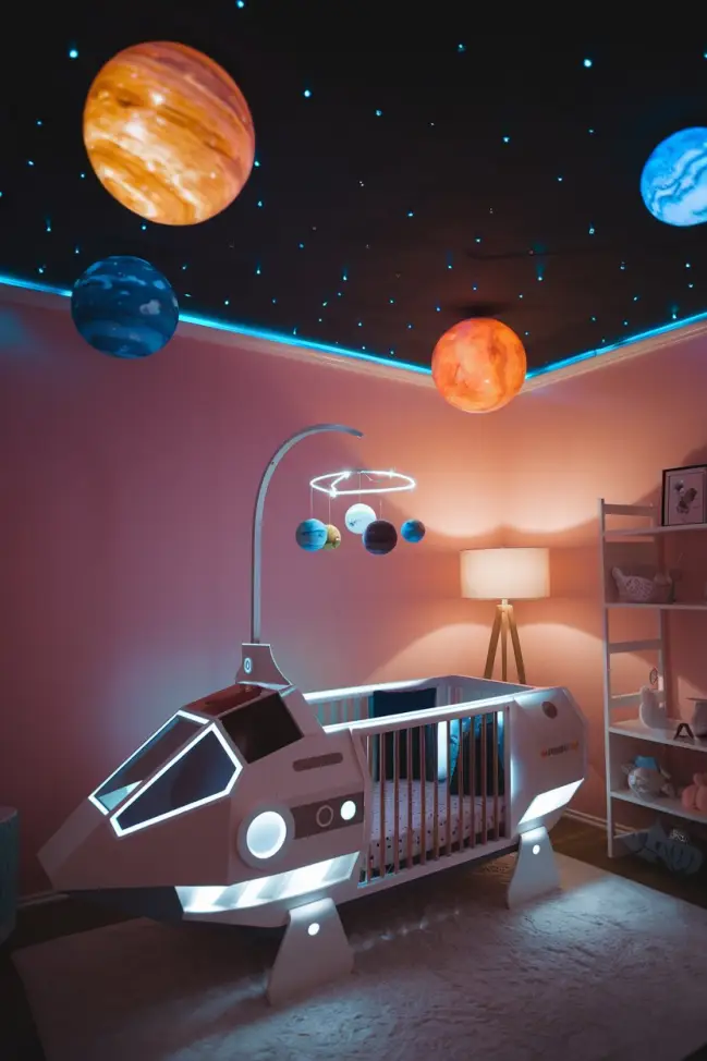 Space Explorer Baby Room